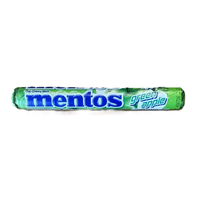 Mentos Green Apple Roll – Chewy Mint Candy 38g (Brazil)
