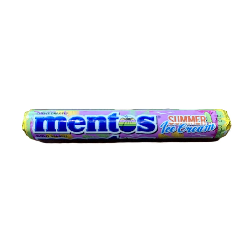 Mentos Summer Ice Cream – Chewy Mint Candy Inspired by Ice Cream 120G Roll (Australia)