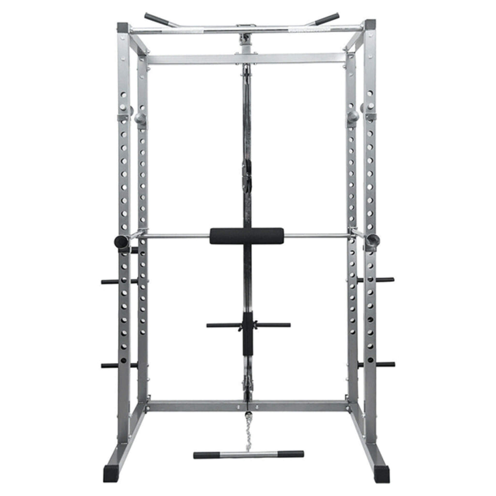 Merax Multi-Functional Olympic Power Squat Rack Cage For Home & Gym (SAK98719) - Saksby Wholesale - Back View