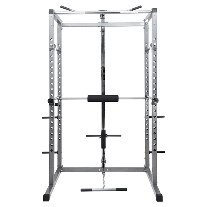 Merax Multi-Functional Olympic Power Squat Rack Cage For Home & Gym (SAK98719) - Saksby Wholesale - Back View