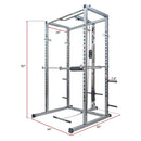 Merax Multi-Functional Olympic Power Squat Rack Cage For Home & Gym (SAK98719) - Saksby Wholesale - Dimensions View