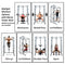 Merax Multi-Functional Olympic Power Squat Rack Cage For Home & Gym (SAK98719) - Saksby Wholesale - Multiple Workouts View