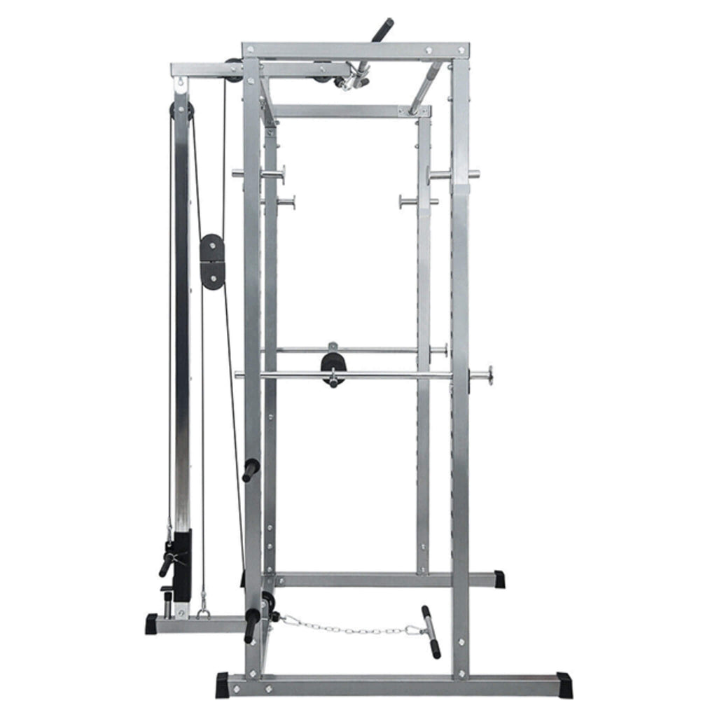 Merax Multi-Functional Olympic Power Squat Rack Cage For Home & Gym (SAK98719) - Saksby Wholesale - Side View