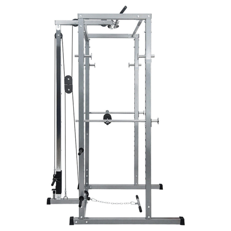 Merax Multi-Functional Olympic Power Squat Rack Cage For Home & Gym (SAK98719) - Saksby Wholesale - Side View