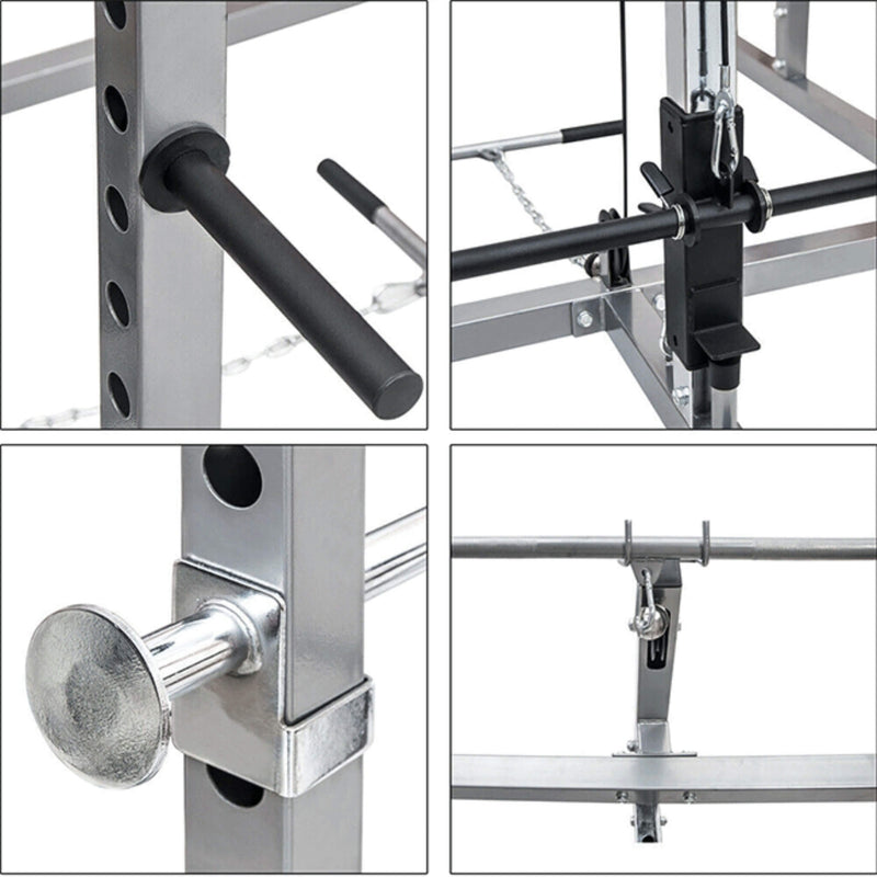 Merax Multi-Functional Olympic Power Squat Rack Cage For Home & Gym (SAK98719) - Saksby Wholesale - Parts View