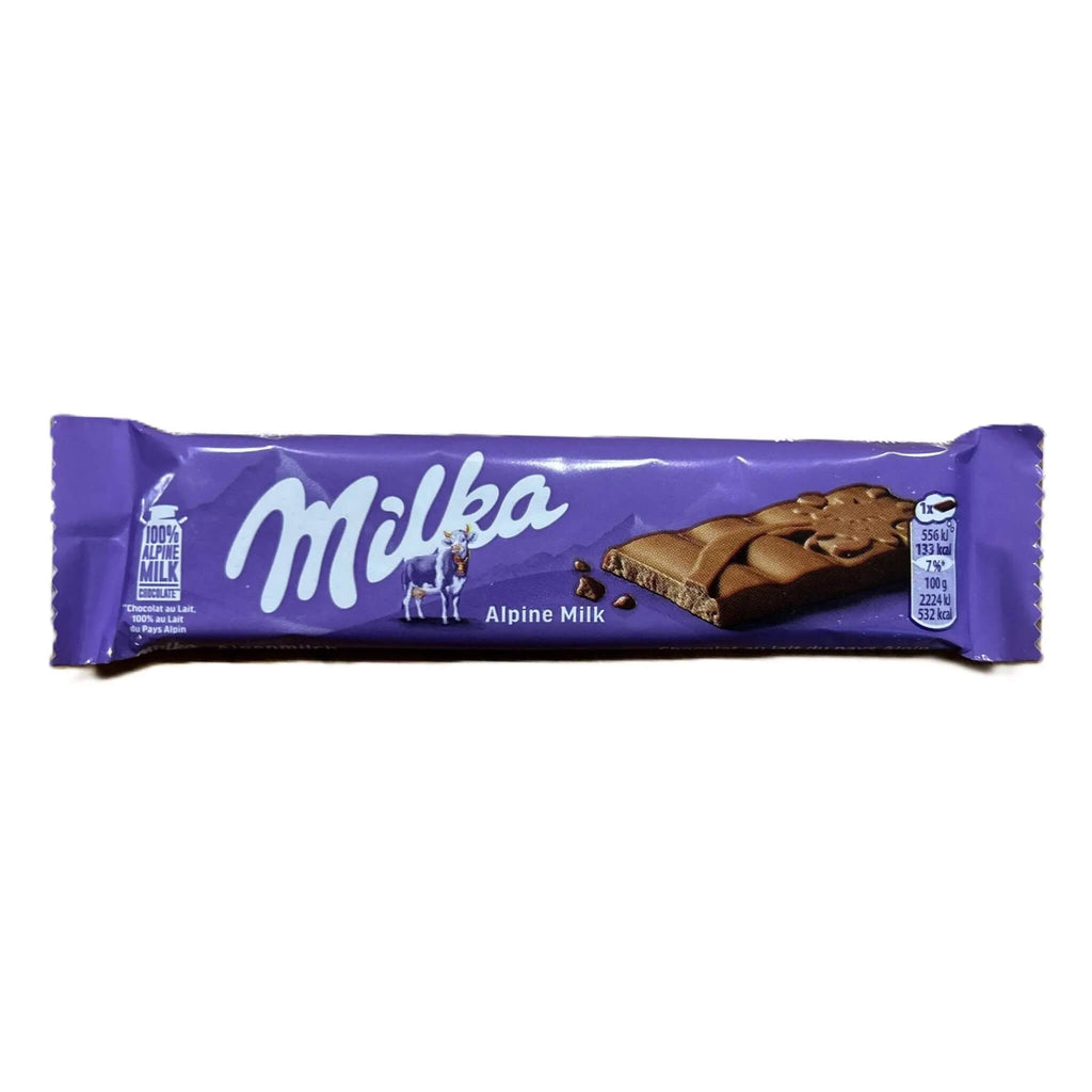 Milka Mini Chocolate Bar – Creamy Alpine Milk Chocolate 30G (France) Best By 19-August-2025