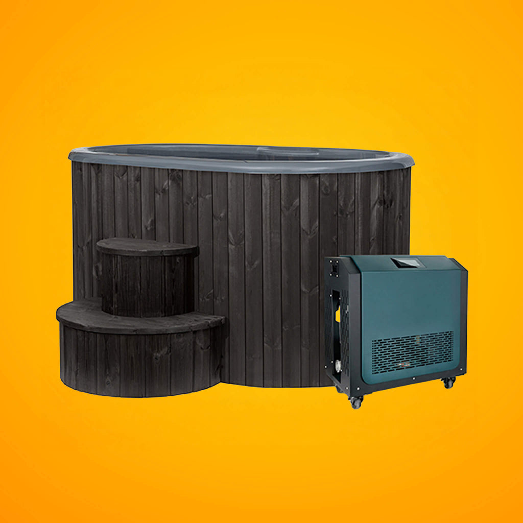 SaunaLife Model S2BC 2-Person Immersion Tub With Combination Water Chiller And Heater (SAK95024) - Saksby Wholesale - Front View