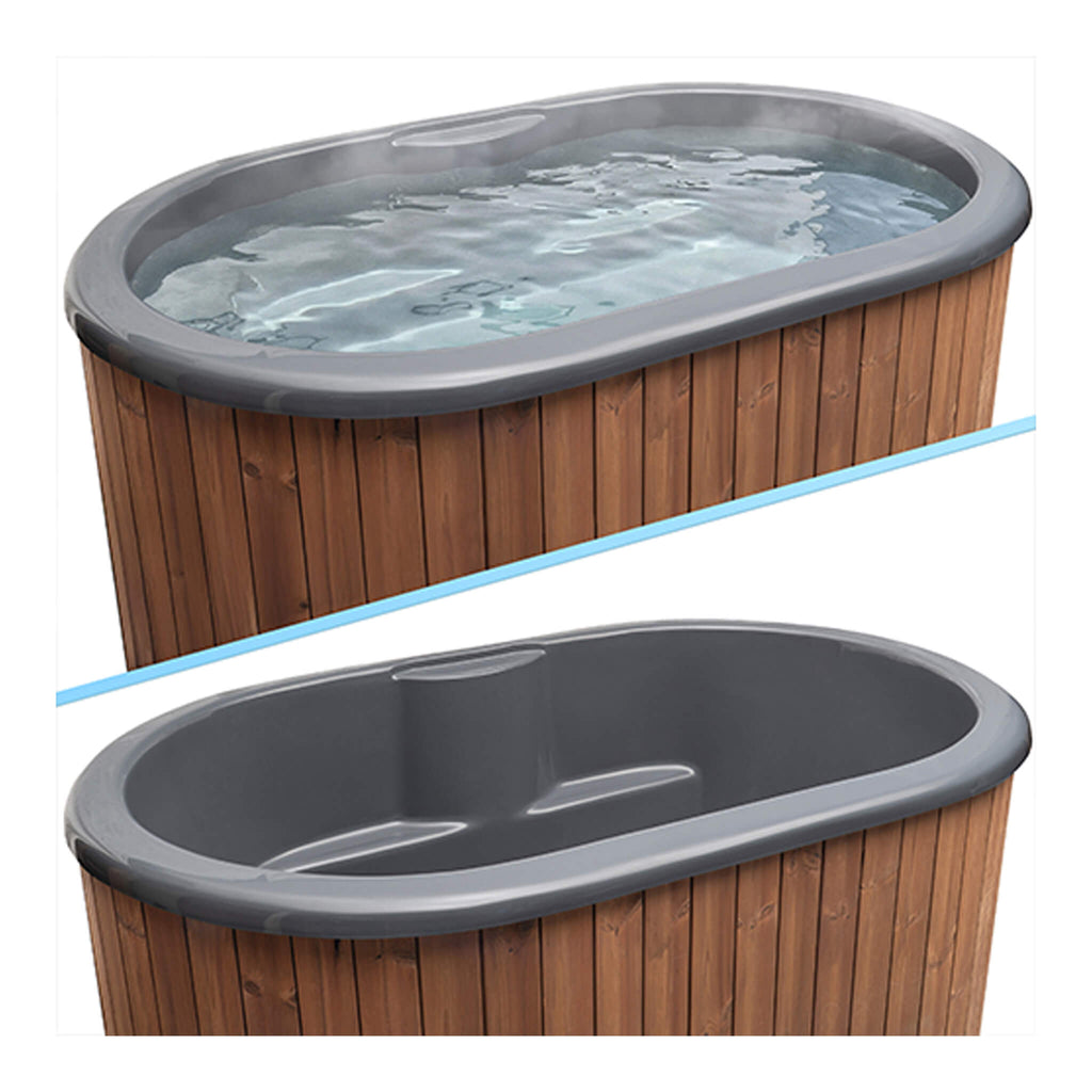 SaunaLife Model S2NC 2-Person Immersion Tub With Combination Water Chiller And Heater (SAK95024) - Saksby Wholesale - Filled And Unfilled