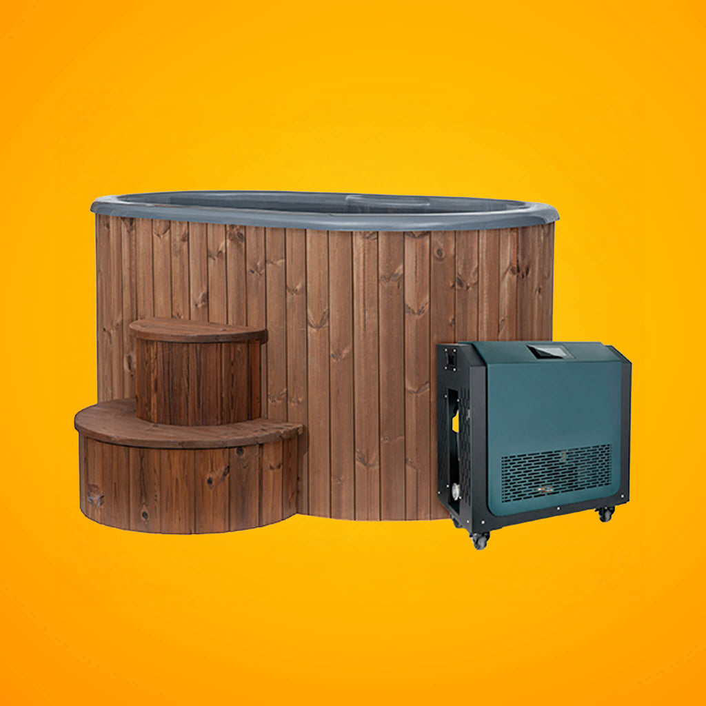 SaunaLife Model S2NC 2-Person Immersion Tub With Combination Water Chiller And Heater (SAK95024) - Saksby Wholesale - Front View