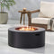 Modern 32 Inch 40K BTU Round Iron Propane Fire Pit (SAK29102) - Saksby Wholesale - Lifestyle