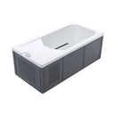 Modern Cold Plunge Spa Tub With Built-In Ozone And Multi-Coloured Exterior Lighting (SAK37605) - Saksby Wholesale - Front Top Left View