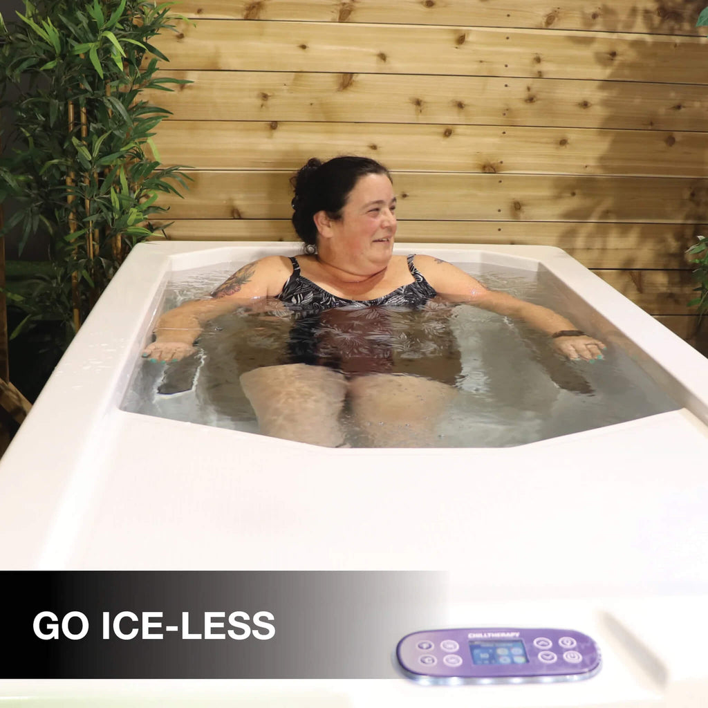 Modern Cold Plunge Spa Tub With Built-In Ozone And Multi-Coloured Exterior Lighting (SAK37605) - Saksby Wholesale - Go Ice-Less