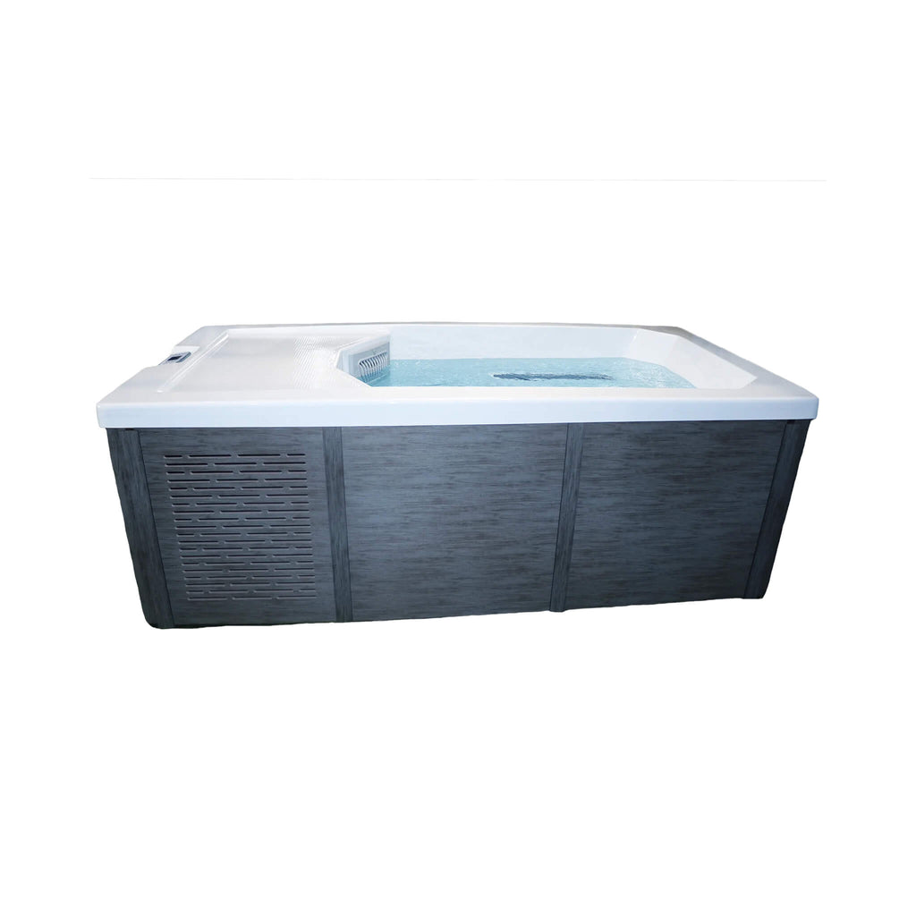 Modern Cold Plunge Spa Tub With Built-In Ozone And Multi-Coloured Exterior Lighting (SAK37605) - Saksby Wholesale - Side Left View