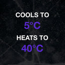 Modern Cold Plunge Spa Tub With Built-In Ozone And Multi-Coloured Exterior Lighting (SAK37605) - Saksby Wholesale - Temperature Range