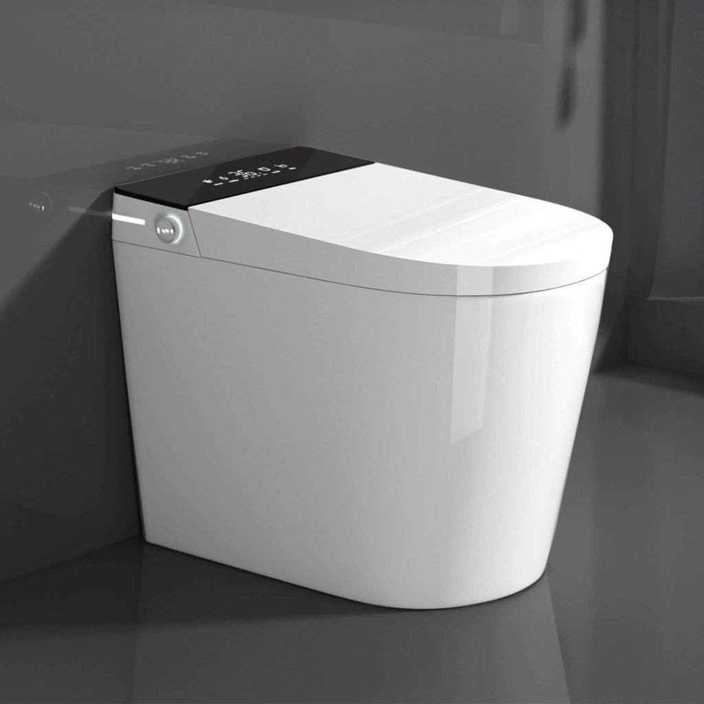 Modern Compact Smart Tankless Toilet With Bidet, Auto Open, Auto Flush, Heated Seat And Air Dryer (SAK51990) - Saksby Wholesale - Lifestyle
