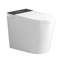 Modern Compact Smart Tankless Toilet With Bidet, Auto Open, Auto Flush, Heated Seat And Air Dryer (SAK51990) - Saksby Wholesale - Side VIew White Background