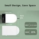 Modern Compact Smart Tankless Toilet With Bidet, Auto Open, Auto Flush, Heated Seat And Air Dryer (SAK51990) - Saksby Wholesale - Small Design, Save Space