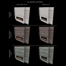 Modern Flames Allwood Media Main Wall System Only For Spectrum Slimline 60-Inch Electric Fireplace [AFWS-MAIN-DW/CS] (SAK95146) - Saksby Wholesale - Demonstration View