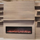 Modern Flames Allwood Media Main Wall System Only For Spectrum Slimline 60-Inch Electric Fireplace [AFWS-MAIN-DW/CS] (SAK95146) - Saksby Wholesale - Lifestyle View