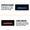 MODERN FLAMES AMBIANCE Built-In Electric Fireplace With LED Flame Technology,  60" [AL60CLX2-G] SAKSBY - Features View