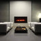 MODERN FLAMES AMBIANCE Built-In Electric Fireplace With LED Flame Technology,  60" [AL60CLX2-G] SAKSBY - Living Room View