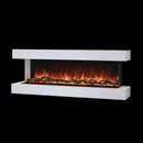 Modern Flames Landscape Pro 56-Inch Electric Fireplace Wall Mount Studio Suite Display, White [WMC-56LPM-RTF] (SAK38425) - Saksby Wholesale - Front Left View