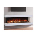MODERN FLAMES LANDSCAPE PRO MULTI 120” Linear Multi-Sided Electric Fireplace [LPM-12016V2] SAKSBY - Lifestyle Image In Built-In View