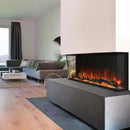Modern Flames Landscape Pro Multi 120-Inch Linear Multi-Sided Electric Fireplace [LPM-12016V2] (SAK32876) - Saksby Wholesale -
 Living Room View in 3 Sided Bay
