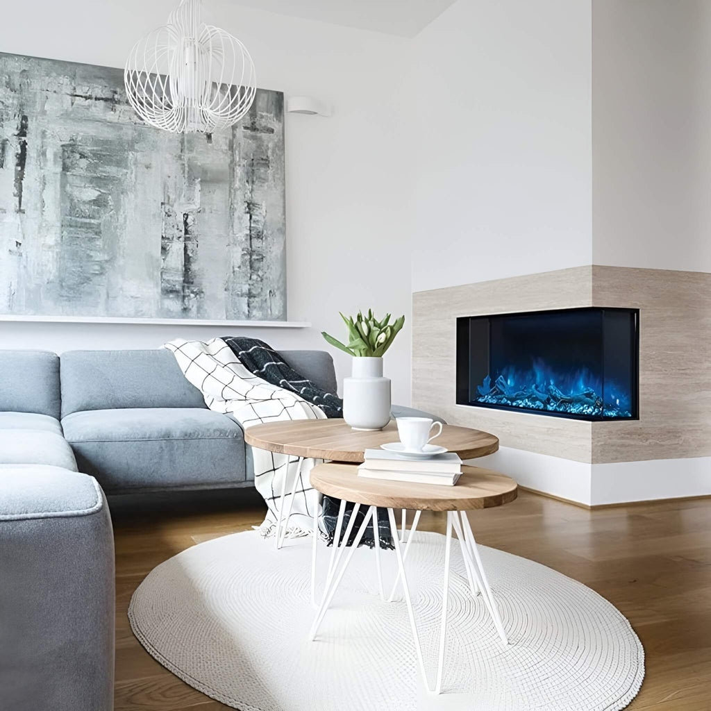 Modern Flames Landscape Pro Multi 44-Inch Linear Multi-Sided Electric Fireplace [LPM-4416] (SAK12502) - Saksby Wholesale - Wall Mounted in Lifestyle Image
