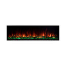 Modern Flames Landscape Pro Multi 56-Inch Linear Multi-Sided Electric Fireplace With Hybrid Flame Technology [LPM-5616V2] (SAK67390) - Saksby Wholesale -
 Green and Red Flame Front View