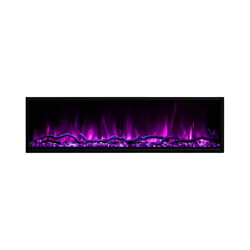 Modern Flames Landscape Pro Multi 56-Inch Linear Multi-Sided Electric Fireplace With Hybrid Flame Technology [LPM-5616V2] (SAK67390) - Saksby Wholesale -
Purple Flame Front View