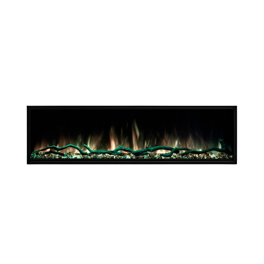 Modern Flames Landscape Pro Multi 56-Inch Linear Multi-Sided Electric Fireplace With Hybrid Flame Technology [LPM-5616V2] (SAK67390) - Saksby Wholesale -
Yellow and Green Flame Front View
