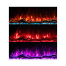 Modern Flames Landscape Pro Multi 68-Inch Linear Multi-Sided Electric Fireplace [LPM-6816] (SAK15284) - Saksby Wholesale - Flame Color And Rock Crystals Options
