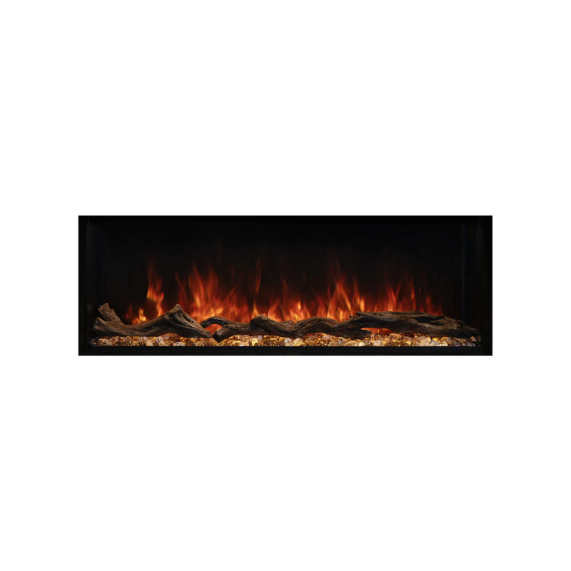 MODERN FLAMES LANDSCAPE PRO MULTI 44" Linear Multi-Sided Electric Fireplace [LPM-4416] SAKSBY - Front View