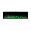 Modern Flames Landscape Pro Slim 44-Inch Built-In Linear Electric Fireplace [LPS-4414V2] (SAK18695) - Saksby Wholesale -
Green Flame And Rock View