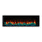 MODERN FLAMES LANDSCAPE PRO SLIM 56" Built-In Linear Electric Fireplace [LPS-5614V2] SAKSBY - Front View