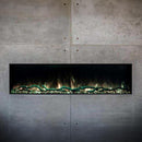 Modern Flames Landscape Pro Slim 68-Inch Built-In Electric Fireplace [LPS-6814V2] (SAK72941) - Saksby Wholesale -Front View Mounted On Gray Wall