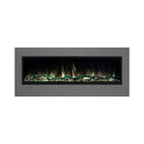 Modern Flames Landscape Pro Slim 68-Inch Built-In Electric Fireplace [LPS-6814V2] (SAK72941) - Saksby Wholesale - Front View With Gray Surround