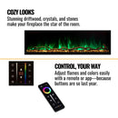 Modern Flames Landscape Pro Slim 68-Inch Built-In Linear Electric Fireplace [LPS-6814] (SAK32109) - Saksby Wholesale - Features View