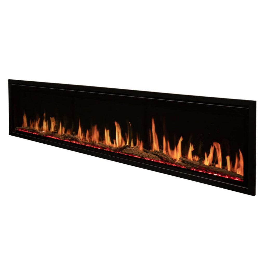 Modern Flames Orion Slim 60" Heliovision Single-Sided Electric Fireplace [OR60-SLIM] SAKSBY - Front Left View