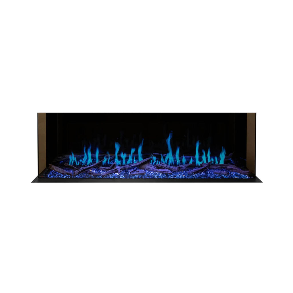 Modern Flames Orion Multi 100-Inch Heliovision Multi-Sided Electric Fireplace [OR100-MULTI] (SAK38017) - Saksby Wholesale - Blue Flames View
