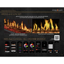 Modern Flames Orion Multi 100-Inch Heliovision Multi-Sided Electric Fireplace [OR100-MULTI] (SAK38017) - Saksby Wholesale - Media and Log Set View