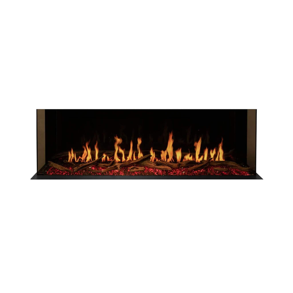 Modern Flames Orion Multi 100-Inch Heliovision Multi-Sided Electric Fireplace [OR100-MULTI] (SAK38017) - Saksby Wholesale - Red Flames View