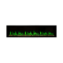 Modern Flames Orion Multi 76-Inch Heliovision Built-In Electric Fireplace [OR76-MULTI] (SAK93726) - Saksby Wholesale - Green Flames View