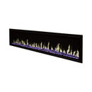 Modern Flames Orion Slim 100-Inch Heliovision Single-Sided Fireplace [OR100-SLIM] (SAK95432) - Saksby Wholesale - Yellow Flames and Purple Logs