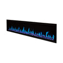 Modern Flames Orion Slim 60-Inch Heliovision Single-Sided Electric Fireplace [OR60-SLIM] (SAK73157) - Saksby Wholesale - Blue Flames View