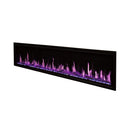 Modern Flames Orion Slim 60-Inch Heliovision Single-Sided Electric Fireplace [OR60-SLIM] (SAK73157) - Saksby Wholesale - Purple Flames View