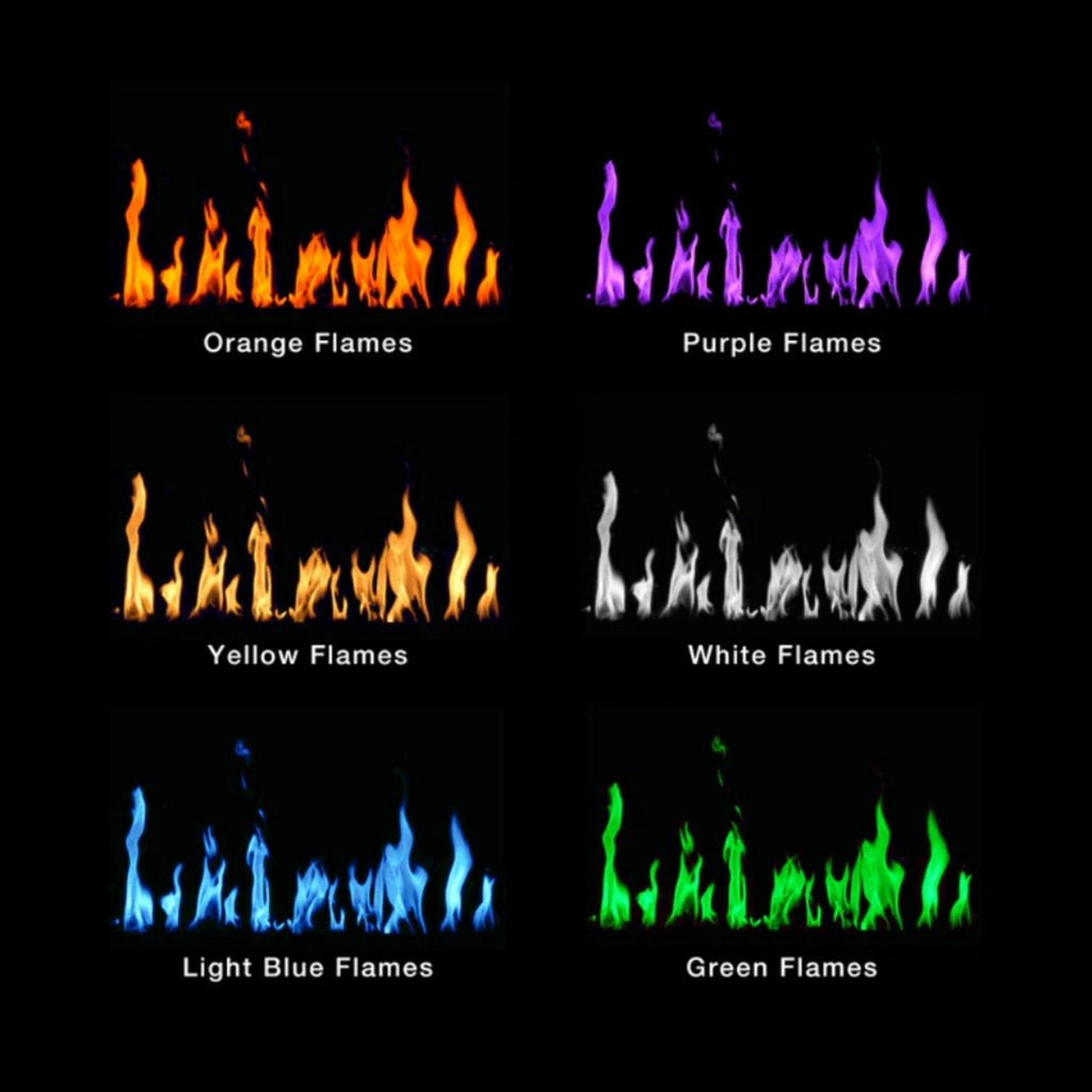 Modern Flames Orion Slim 76-Inch Heliovision Single-Sided Electric Fireplace [OR76-SLIM] (SAK41935) - Saksby Wholesale - Color Variation  of Flames View