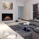 Modern Flames Orion Traditional 54-Inch Heliovision Electric Fireplace [OR54-TRAD] (SAK74620) - Saksby Wholesale - Living Room View Wall-Mounted With Painting