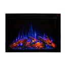 Modern Flames Redstone 54" Built-In Traditional Electric Fireplace [RS-5435] SAKSBY - Blue Flames View With Red Logs